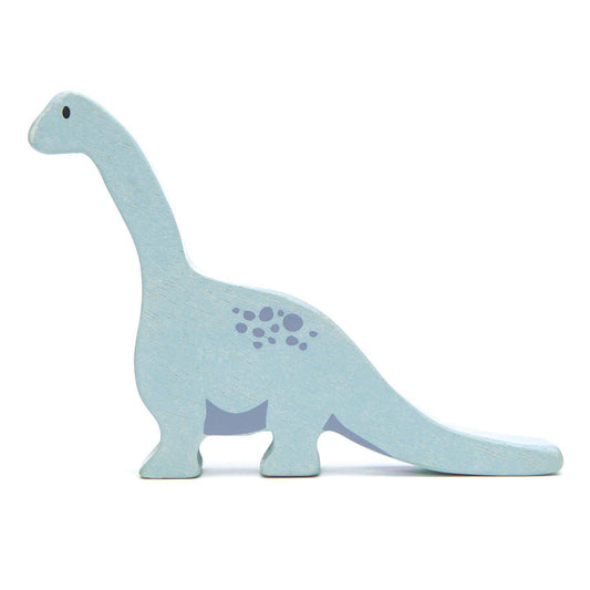 Dinozaur Brontosaurus, din lemn premium - Brontosaurus - Tender Leaf Toys-Tender Leaf Toys-1-Jocozaur