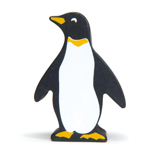 Figurină Pinguin, din lemn premium - Penguin - Tender Leaf Toys-Tender Leaf Toys-1-Jocozaur