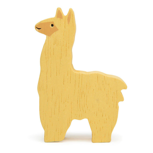 Figurină Alpaca, din lemn premium - Alpaca - Tender Leaf Toys 