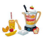 Gyümölcsblender, prémium minőségű fából - Fruity Blender - 22 darab, pohár, gyümölcsök és jégkocka - Tender Leaf Toys-Tender Leaf Toys-1-Játszma.ro - A maradandó élmények boltja
