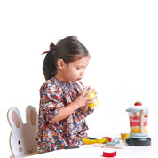 Gyümölcsblender, prémium minőségű fából - Fruity Blender - 22 darab, pohár, gyümölcsök és jégkocka - Tender Leaf Toys-Tender Leaf Toys-3-Játszma.ro - A maradandó élmények boltja