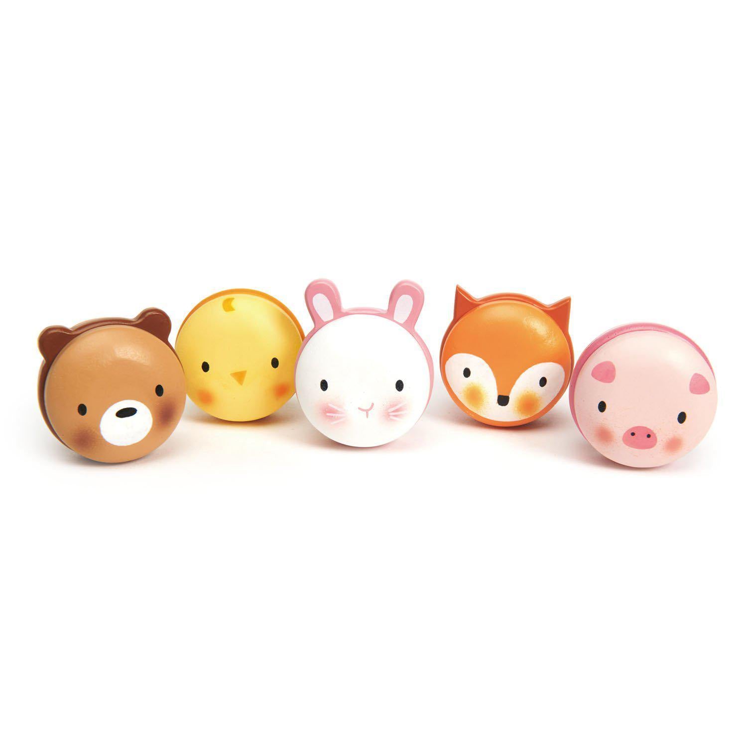 Állatos macarons, prémium minőségű fából - Tender Leaf Toys-Tender Leaf Toys-1-Játszma.ro - A maradandó élmények boltja