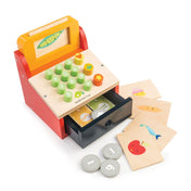 Pénztárgép, prémium minőségű fából - Till with Money - Tender Leaf Toys-Tender Leaf Toys-2-Játszma.ro - A maradandó élmények boltja