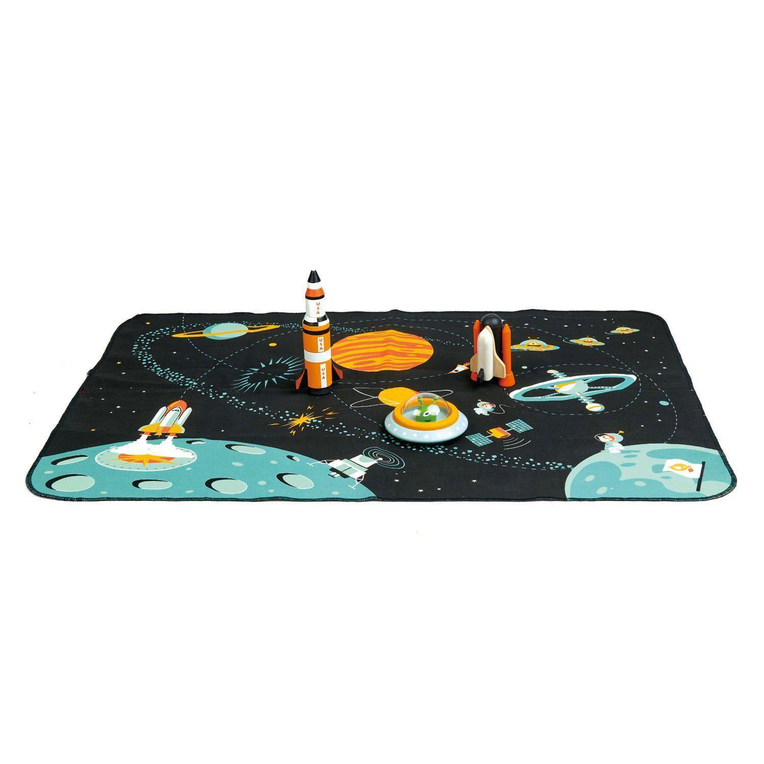 Set Aventură în Spațiu, din lemn - Space Adventure - 6 piese - Tender Leaf Toys-Tender Leaf Toys-3-Jocozaur