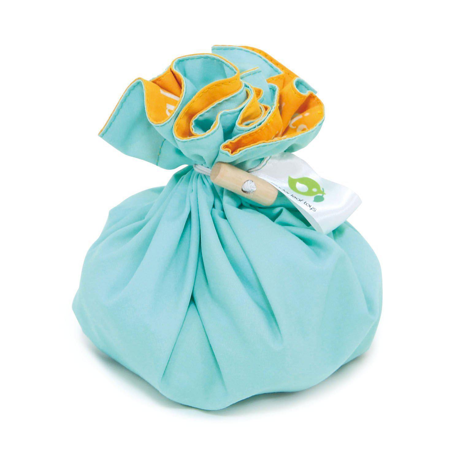 Szafari mesés zsákocska, prémium minőségű fából - Safari park story bag - 16 darab - Tender Leaf Toys-Tender Leaf Toys-3-Játszma.ro - A maradandó élmények boltja