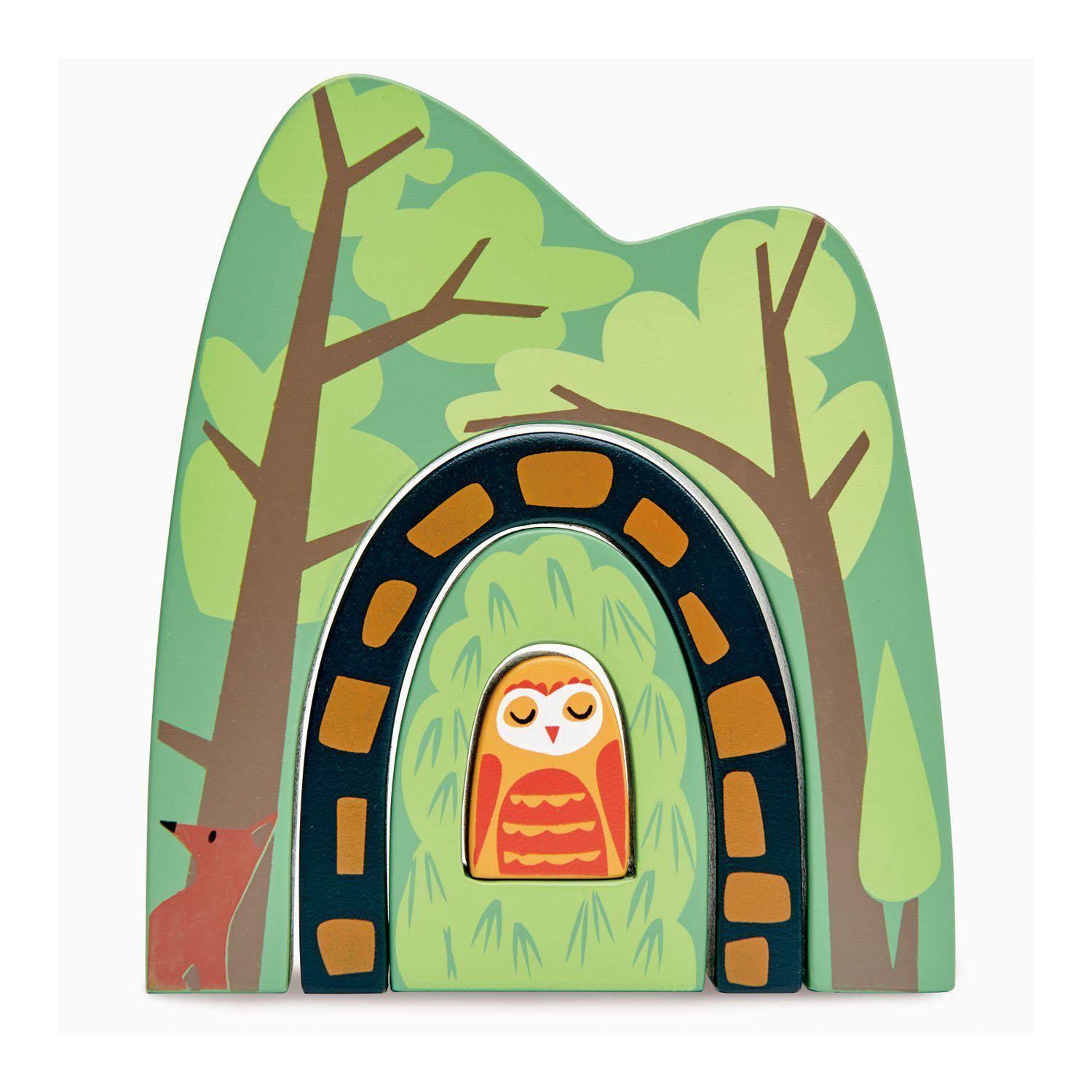 Tunel în pădure, din lemn premium - Forest Tunnels - Tender Leaf Toys-Tender Leaf Toys-2-Jocozaur