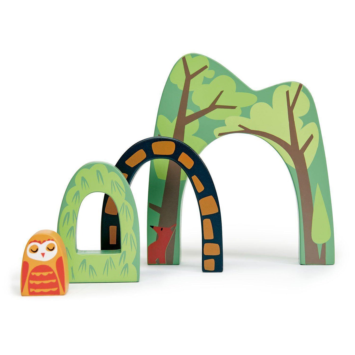 Tunel în pădure, din lemn premium - Forest Tunnels - Tender Leaf Toys-Tender Leaf Toys-3-Jocozaur
