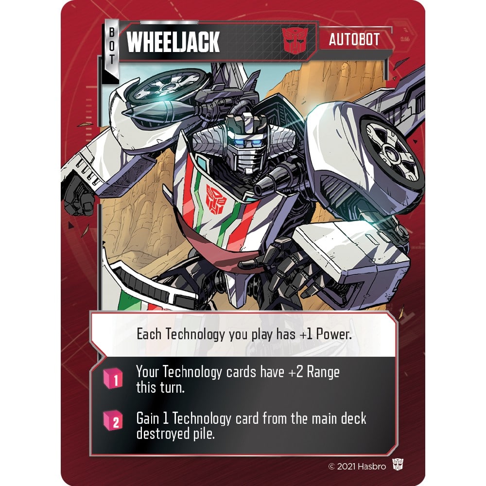 Transformers Deck-Building Game joc de societate în limba engleză