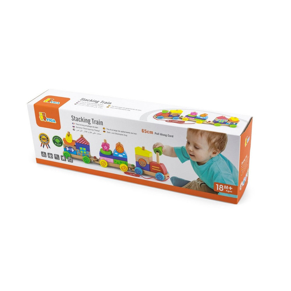 Tren modular colorat din lemn, Viga