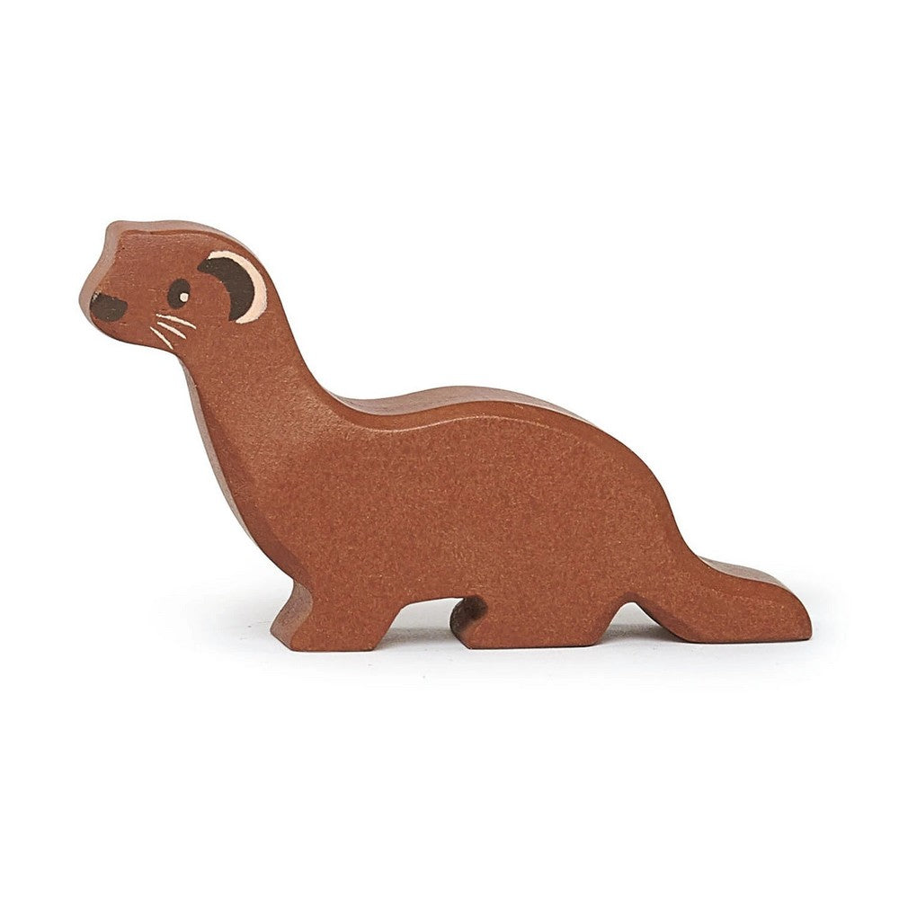 Figurină Nevastuica, din lemn premium  - Weasel - Tender Leaf Toys