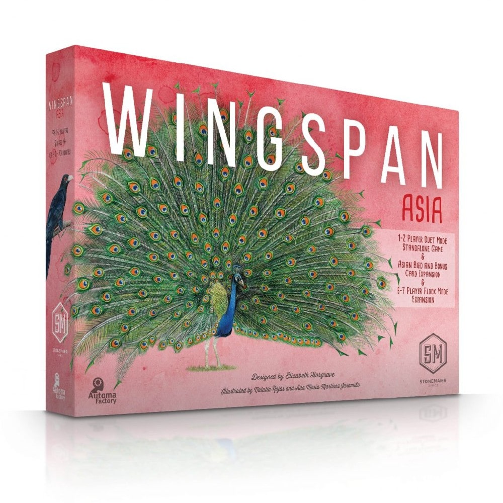 Wingspan Asia joc de societate în limba engleză