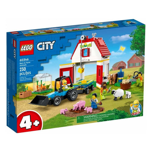 LEGO City Hambar și animale de fermă 60346