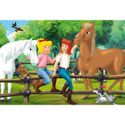 Schmidt Puzzle - Bibi & Tina, set 2x100 și 2x150 piese + Bonus: Cutie metalică