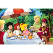 Schmidt Puzzle - Bibi & Tina, set 2x100 și 2x150 piese + Bonus: Cutie metalică