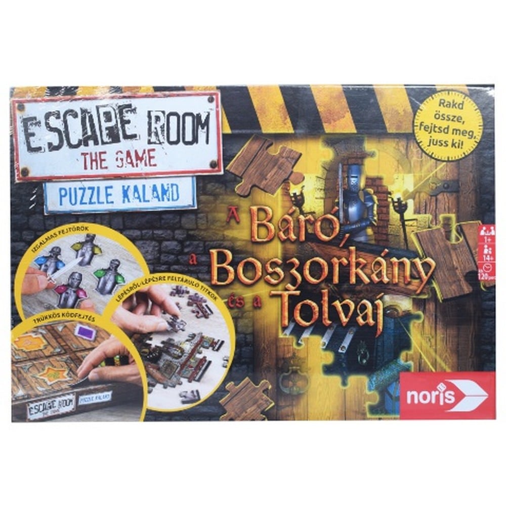 Escape Room Puzzle Kaland - A báró, a boszorkány és a tolvaj joc de societate în limba maghiară
