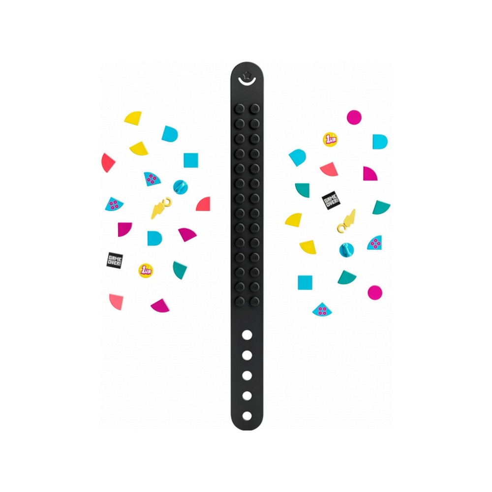 LEGO DOTS Bratara cu accesorii Jocuri video 41943, 37 piese