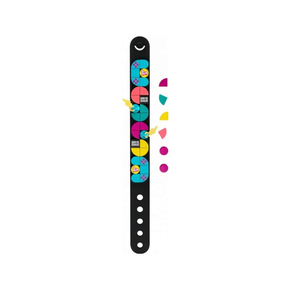 LEGO DOTS Bratara cu accesorii Jocuri video 41943, 37 piese