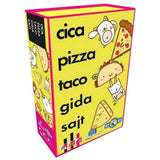 Cica, pizza, taco, gida, sajt joc de societate în limba maghiară