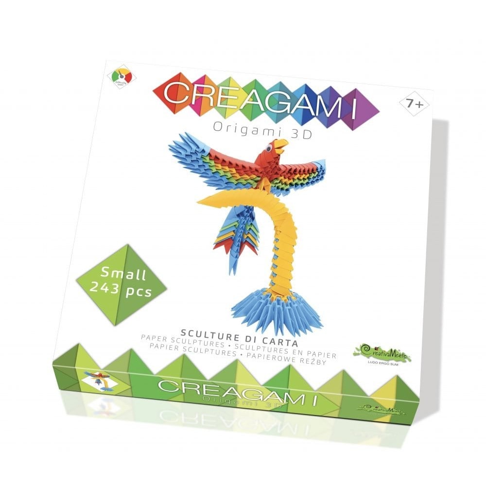 Creagami - Set origami 3D, Papagal
