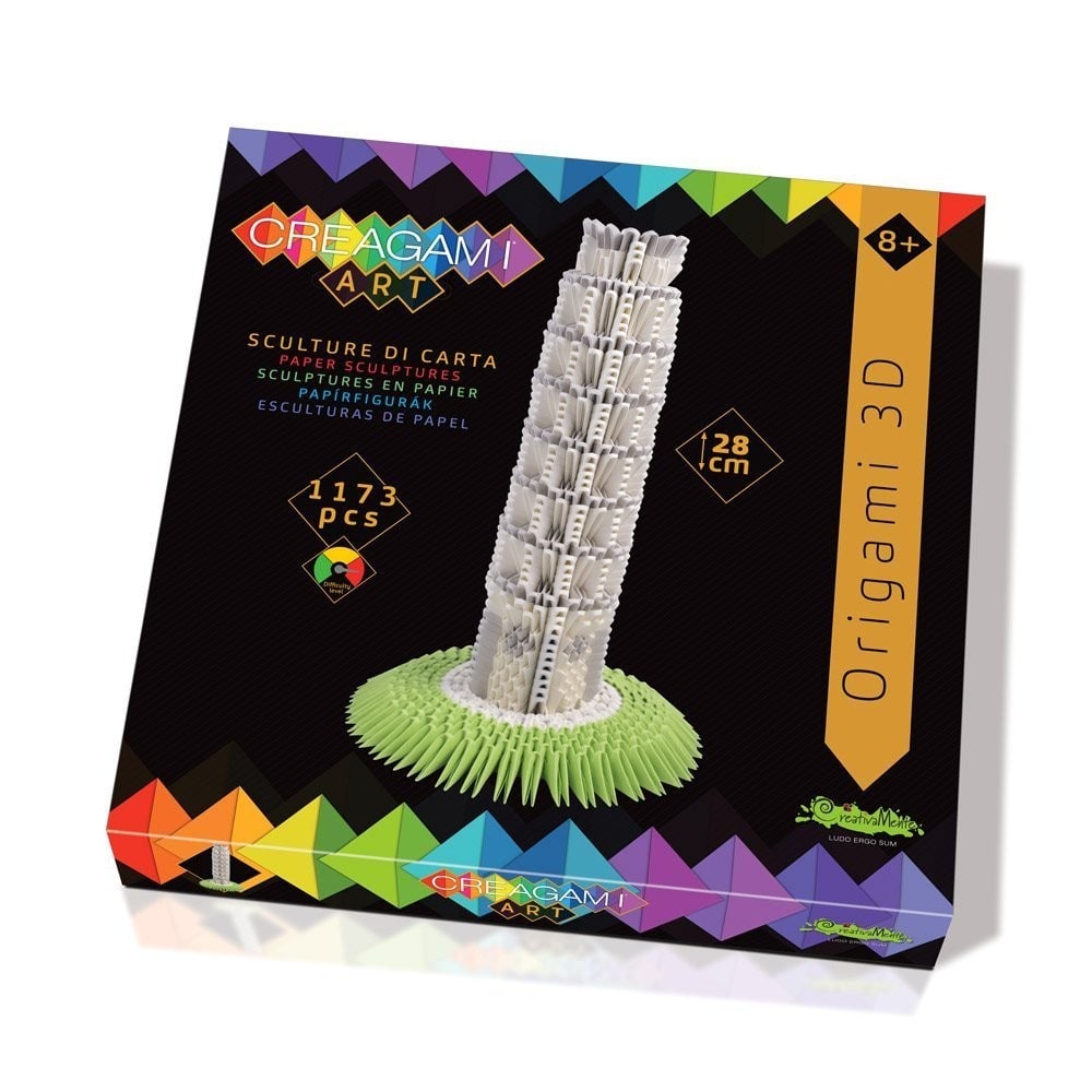 Creagami Art - Set origami 3D, Turnul Pisa