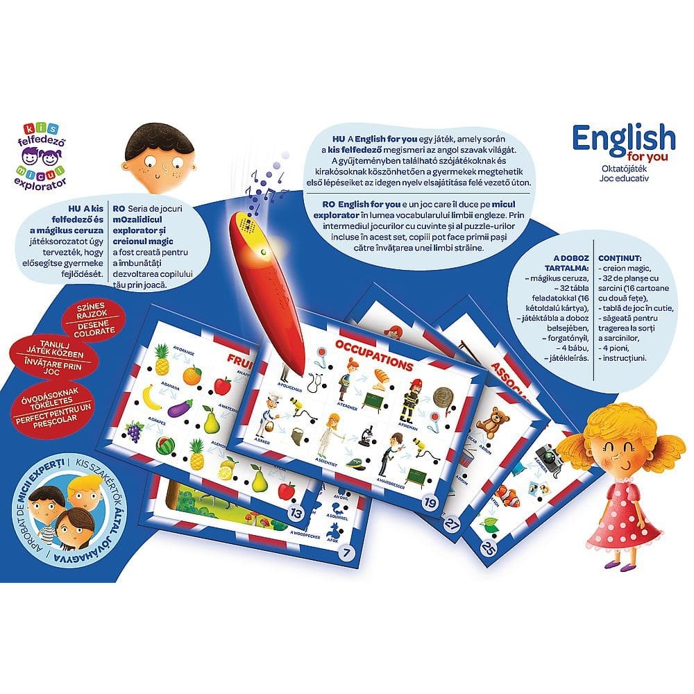 English for you  joc de societate multilingvistic