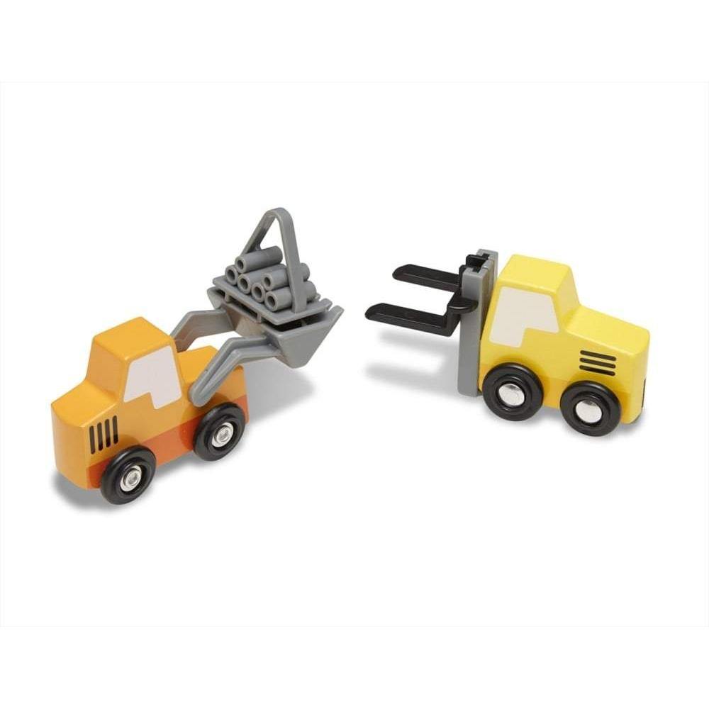 Melissa & Doug Fa jármű, Munkagépek, 7 db-Melissa&Doug-2-Játszma.ro - A maradandó élmények boltja