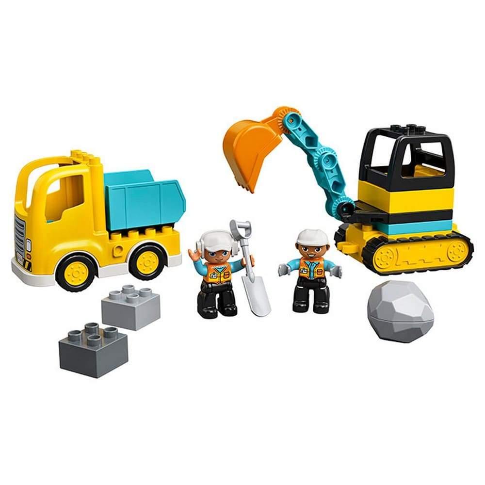 LEGO Teherautó és lánctalpas exkavátor 10931-Lego-2-Játszma.ro - A maradandó élmények boltja