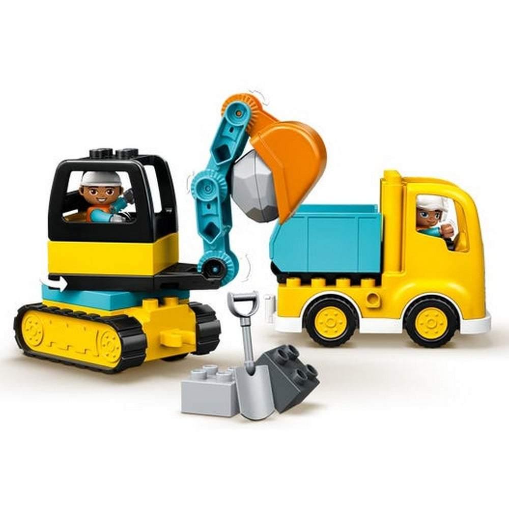 LEGO Teherautó és lánctalpas exkavátor 10931-Lego-3-Játszma.ro - A maradandó élmények boltja