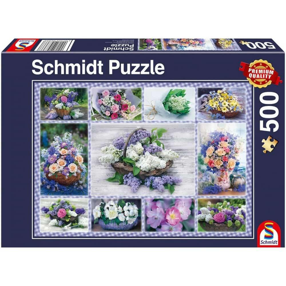 Puzzle 500 piese Bouquet of Flowers - Jocozaur.ro - Omul potrivit la jocul potrivit
