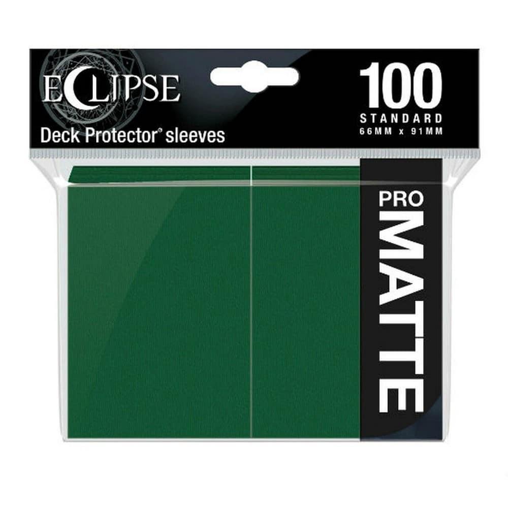 UP Standard Sleeves PRO Matte Eclipse Forest Green (pack of 100) - Jocozaur.ro - Omul potrivit la jocul potrivit