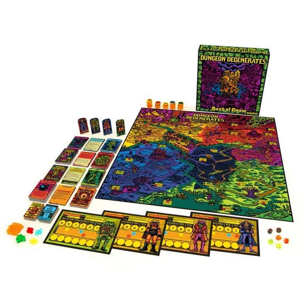 Dungeon Degenerates: Hand of Doom joc de societate în limba engleză