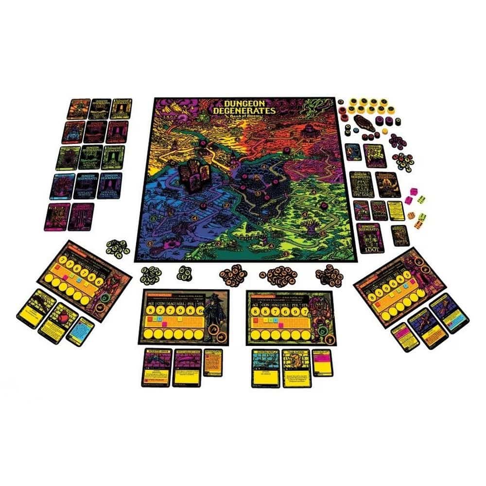 Dungeon Degenerates: Hand of Doom joc de societate în limba engleză