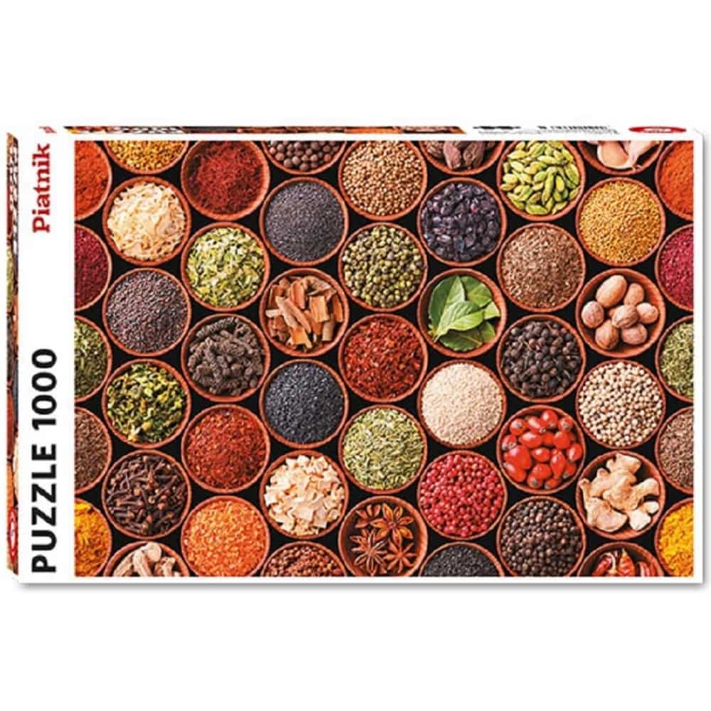Puzzle 1000 de piese - Plante medicinale și condimente
