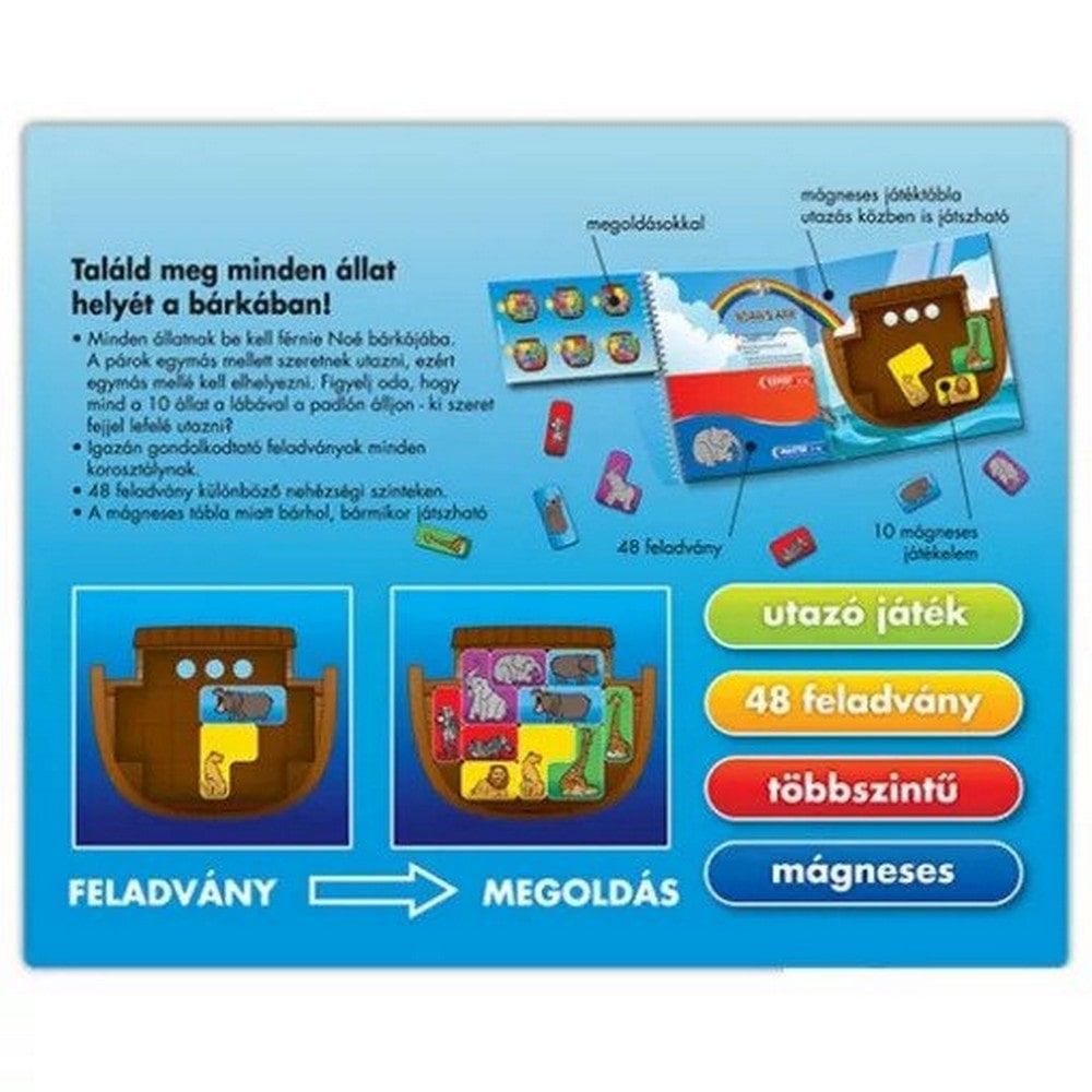Smart Games: Magnetic Travel Noé bárkája joc de logică în limba maghiară