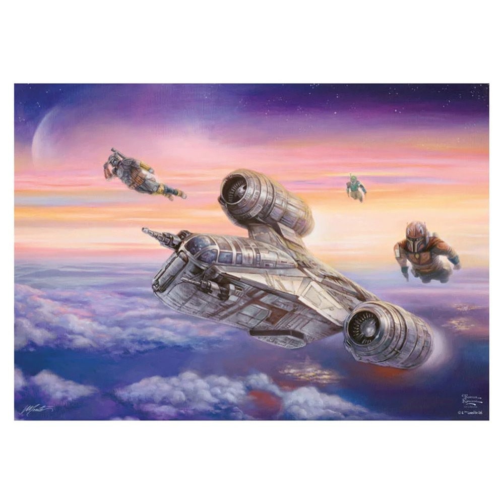 Puzzle 1000 de piese - Thomas Kinkade Star Wars - Mandalorian