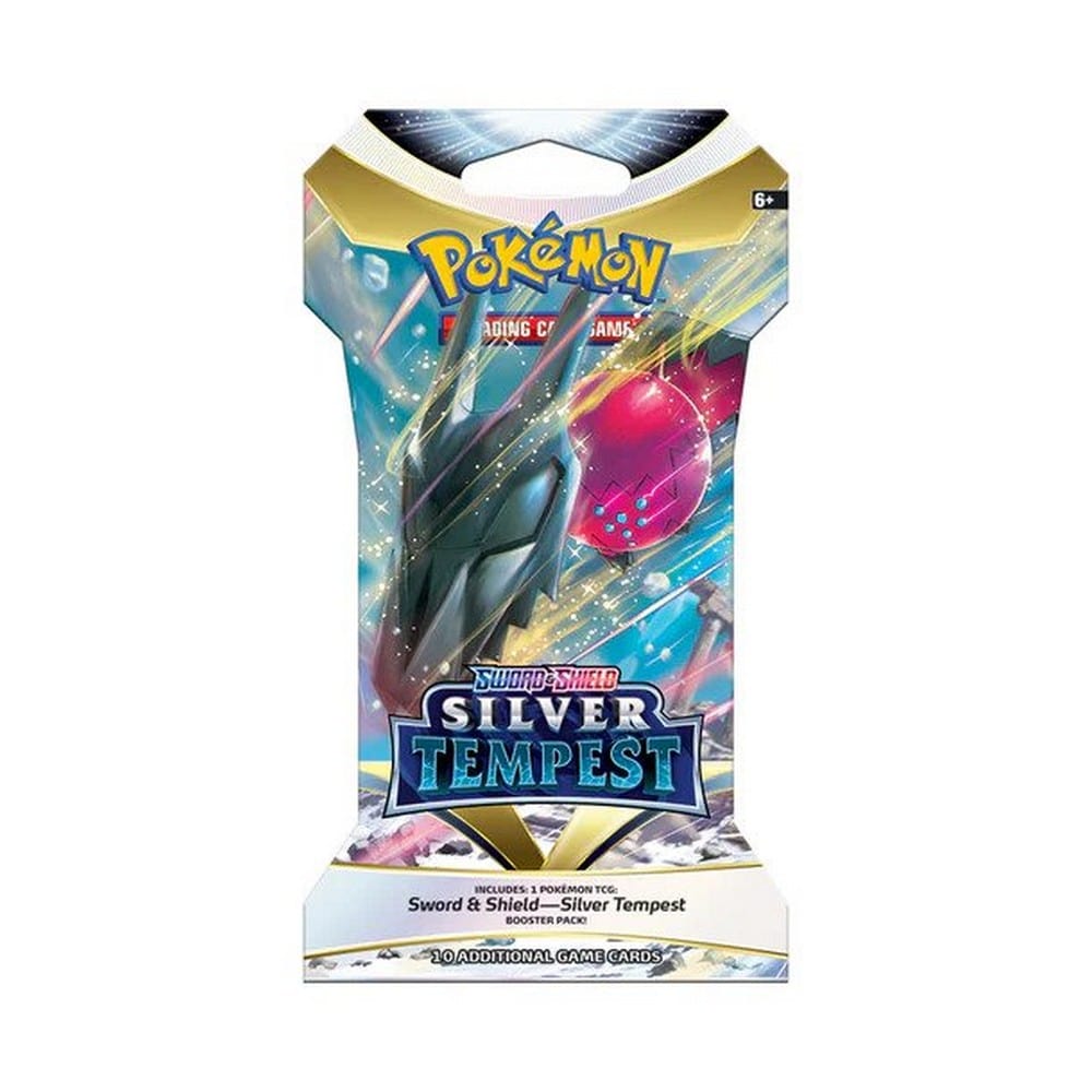 Pokemon TCG: Sword & Shield - Silver Tempest Booster Pack (10 cărți)