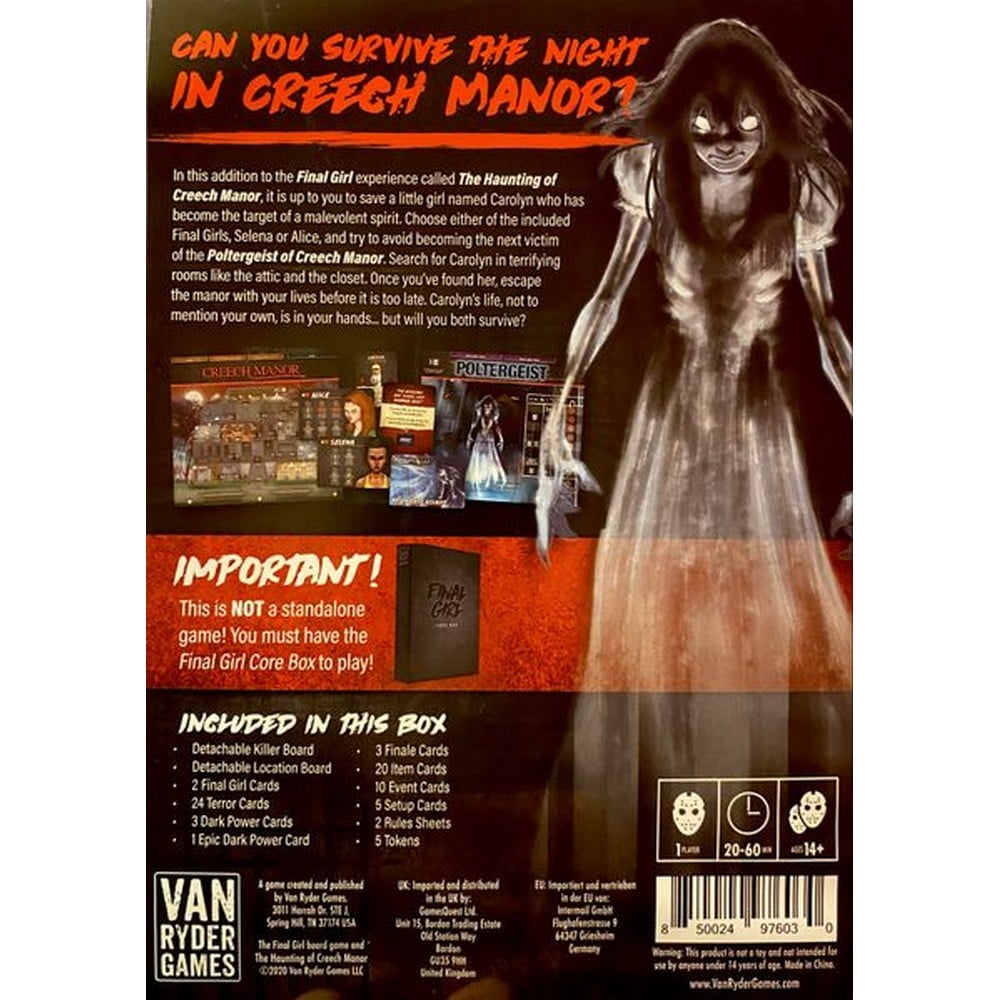 Final Girl: The Haunting of Creech Manor Kiegészítő extensie în limba engleză