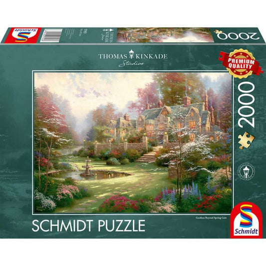 Puzzle 2000 piese, Gardens Beyond Spring Gate