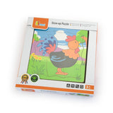 Puzzle stratificat de 4 piese - De la ou la cocoș, Viga