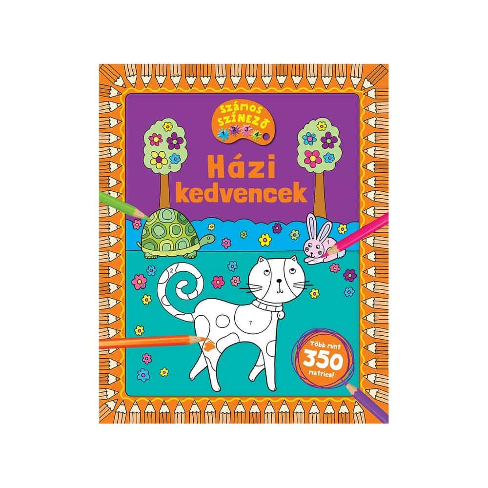 Házi kedvencek – számos kifestő carte în limba maghiară