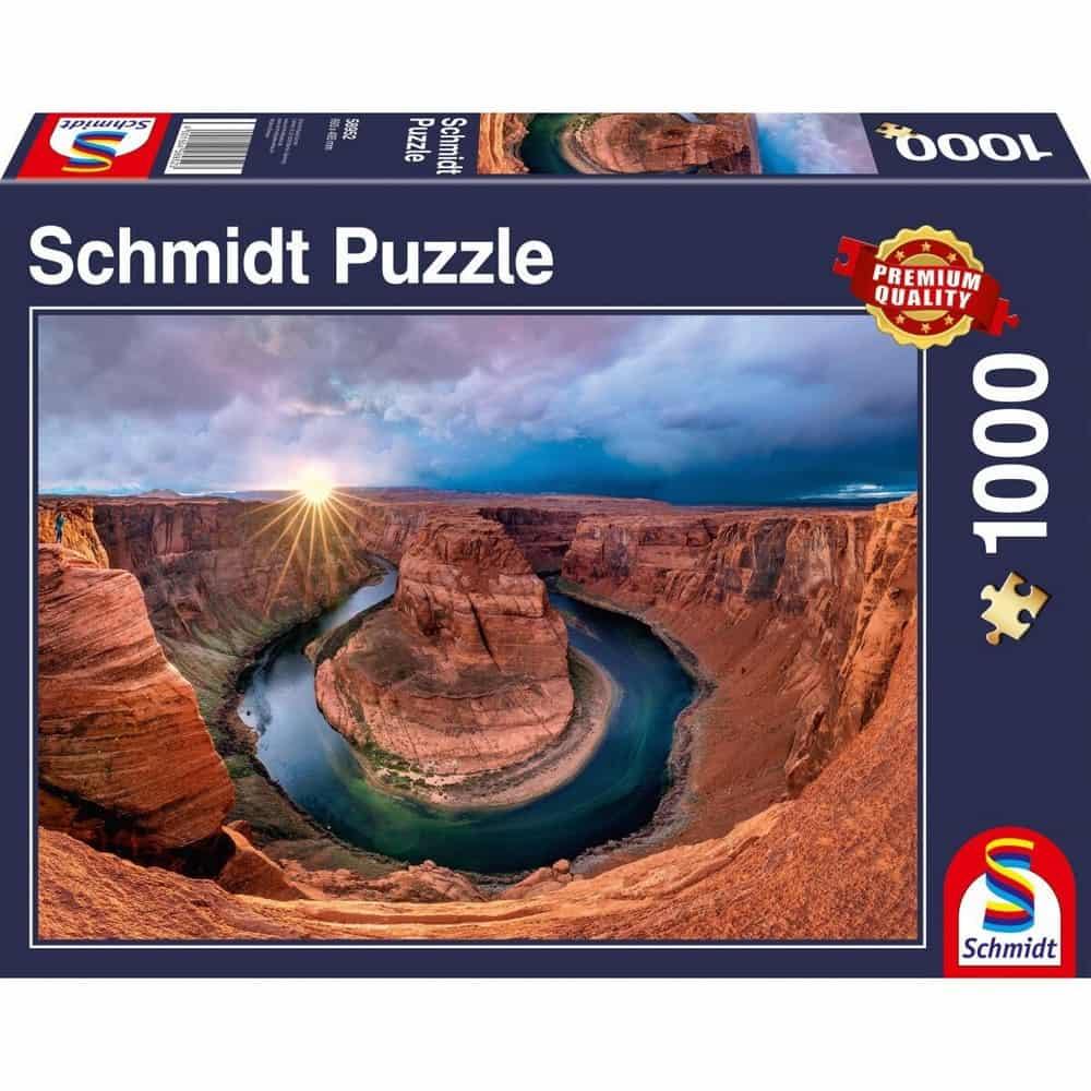 Puzzle Glen Canyon, Horseshoe Bend on the Colorado River 1000 darabos - Játszma.ro - A maradandó élmények boltja