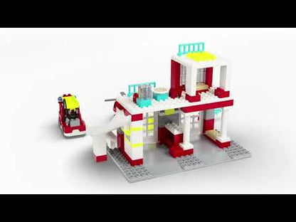 LEGO DUPLO Remiză de pompieri și elicopter 10970