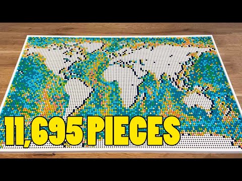 LEGO Art  Harta lumii 31203 11695 piese