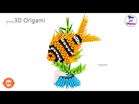 Creagami - Set origami 3D, Pește