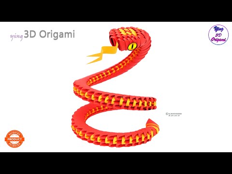 Creagami - Set origami 3D, Șarpe