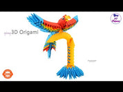 Creagami - Set origami 3D, Papagal