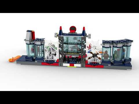 LEGO Marvel Super Heroes -  Atacul asupra bazei lui Spider-Man 76175, 466 piese