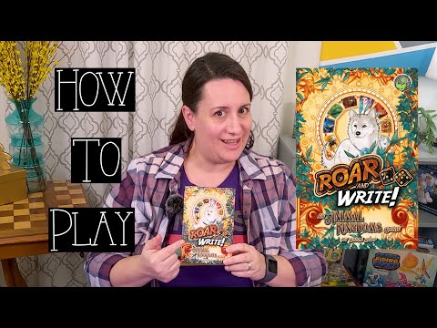 Roar and Write joc de societate în limba engleză