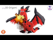 Creagami - Set origami 3D, Dragon