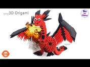 Creagami - Set origami 3D, Dragon